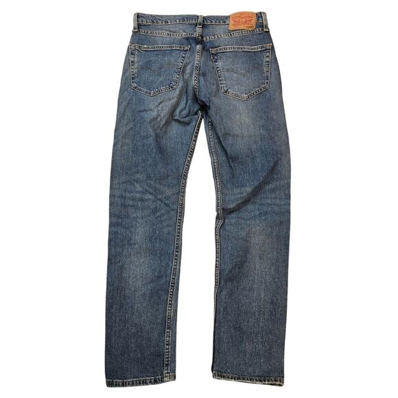 Levis 502 Jeans Mens 30x32 Blue Regular Fit Flex Tapered Leg Denim - Picture 5 of 10